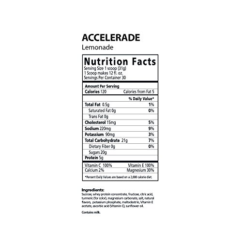Pacifichealth Accelerade, All Natural Sport Hydration Drink Mix,