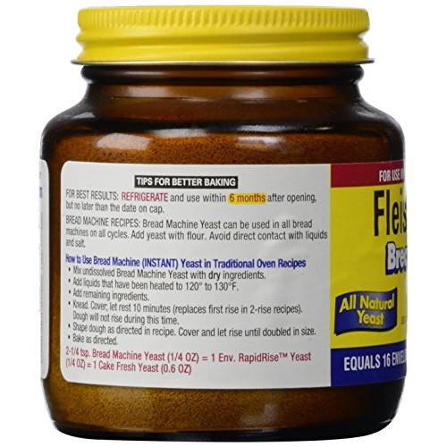 Fleishmanns, Rapid Rising Dry Yeast, 4 Oz