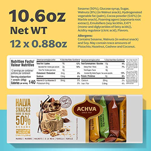 Achva Snacks Halva Gift Box, 2 Pk