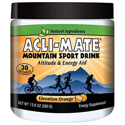 Acli-Mate Mountain Sport Drink, Orange, 11.1 Ounce