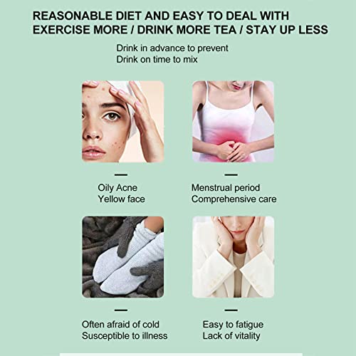 Acogedor 180g6.3oz Black Sugar Ginger Jujube Tea, 10 Counts Herb...