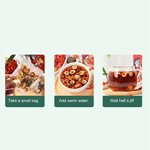 Acogedor 180g6.3oz Black Sugar Ginger Jujube Tea, 10 Counts Herb...