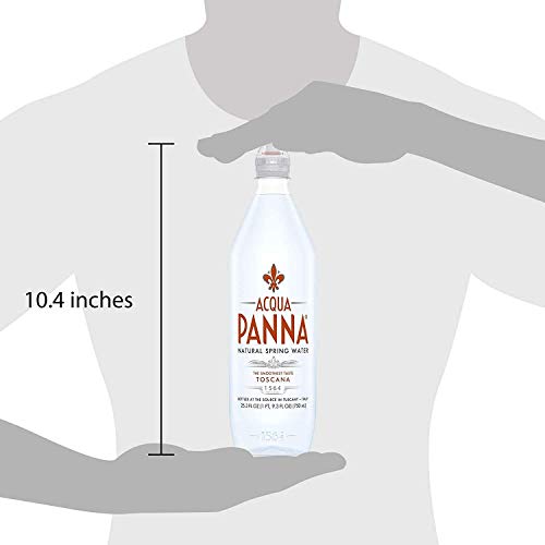 Acqua Panna Natural Spring Water, 25.3 Fl. Oz. Plastic Bottles,