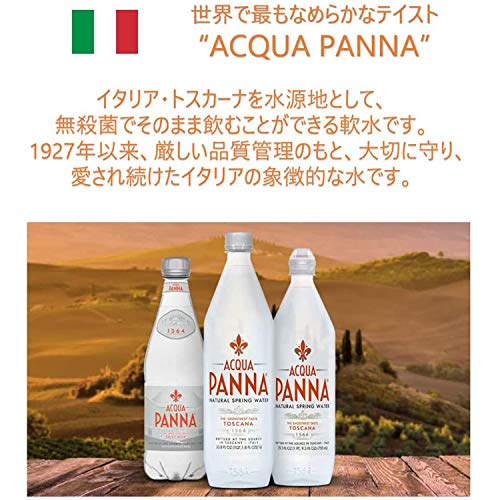 Acqua Panna Natural Spring Water, 25.3 Fl. Oz. Plastic Bottles,