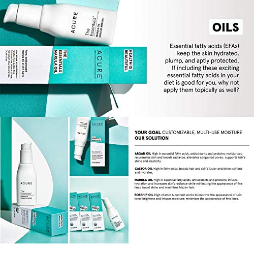 Acure The Essentials Moroccan Argan Oil | 100% Vegan | Versatile