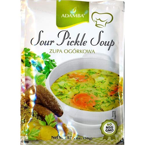 Adamba Sour Pickle Soup Zupa Ogorkowa 50G Bag 3-Pack