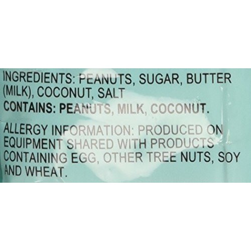 P-Nuttles Butter Toffee Coconut Peanuts, 5.5 Ounce Bag
