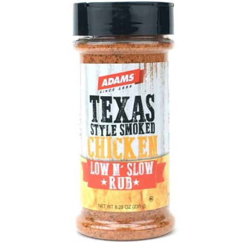 Adams Seasoning Rubs Texas Style Smoked Low &Amp; Slow Gourmet Rubs