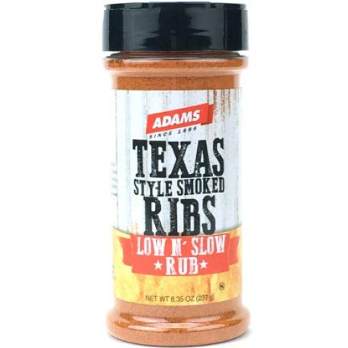 Adams Seasoning Rubs Texas Style Smoked Low &Amp; Slow Gourmet Rubs