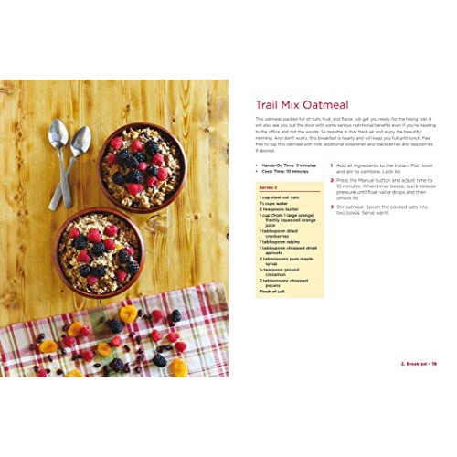 The I Love My Instant Pot Recipe Book: From Trail Mix Oatmeal T