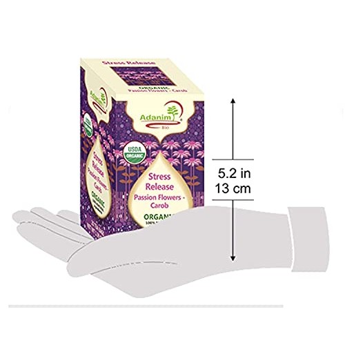 Adanim Bio Organic Passion Flower Tea Bags Pack Of 4