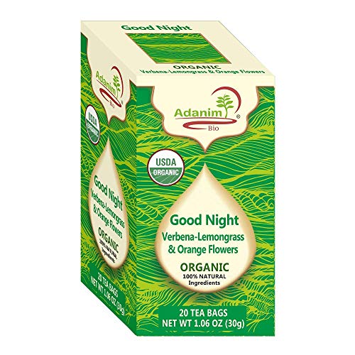 Adanim Organic Lemon Verbena, Lemongrass And Orange Flowers Infu
