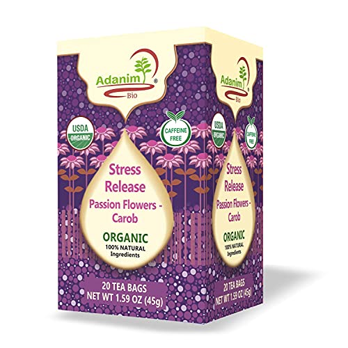 Adanim Bio Organic Passion Flower Tea Bags Pack Of 4