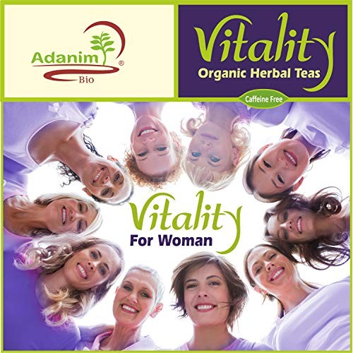 Adanim Bio Organic Herbal Teas Vitality Gift Box Sampler 8 Flav