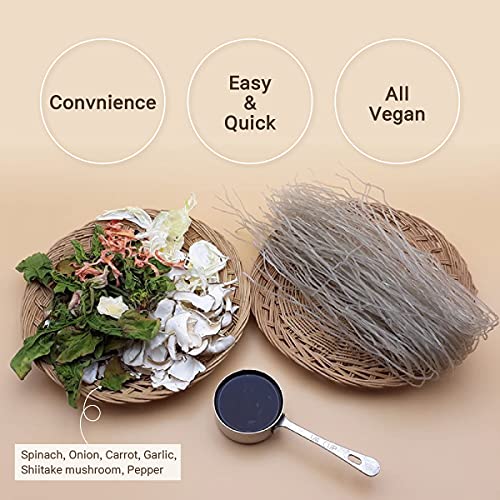 3~4 Servings Korean Glass Noodle Stir-Fry Japchae Easy Homemad