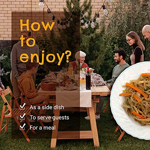 3~4 Servings Korean Glass Noodle Stir-Fry Japchae Easy Homemad