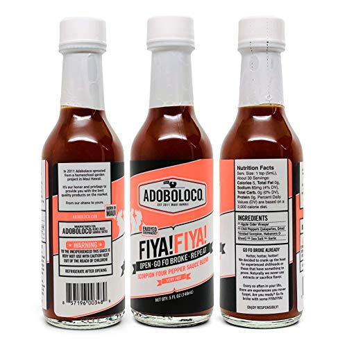 Adoboloco Hot Sauce Hot Ones - Spicy Kolohekid, Hamajang, Fiya!