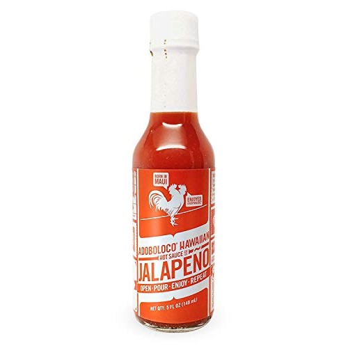 Adoboloco Hot Sauce Jalapeno Hawaiian Sauce - Mild Red Umami Sau