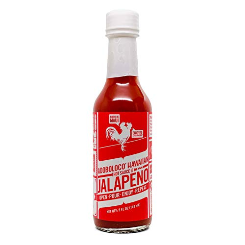 Adoboloco Hot Sauce Jalapeno Hawaiian Sauce - Mild Red Umami Sau