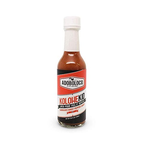 Adoboloco Hot Sauce Kolohekid Hawaiian Spicy Sauce - Hot Ghost P