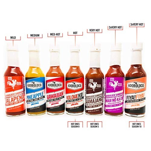 Adoboloco Hot Sauce Maui No Ka Oi Spicy Trinidad Moruga Scorpion