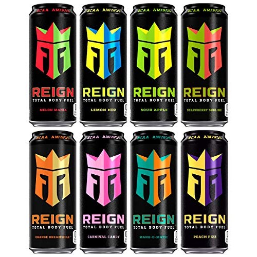 Reign Total Body Fuel, 8 Flavor Variety Pack, Fitness &Amp; Performa