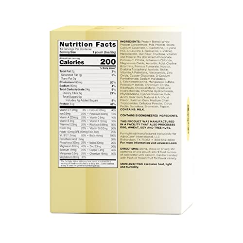 AdvoCare - Meal Replacement Shakes - Vanilla - 14 Pouches 28.8 ... AdvoCare - Meal Replacement Shakes - Vanilla - 14 Pouches 28.8 ...