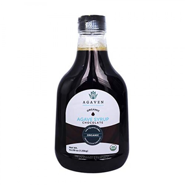 Organic Premium Blue Agave Nectar, Syrup Chocolate, 44.09 Oz