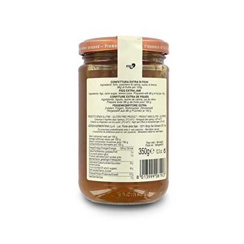 Agrimontana White Fig Extra Jam, Figs From Cilento, 350 Grams /