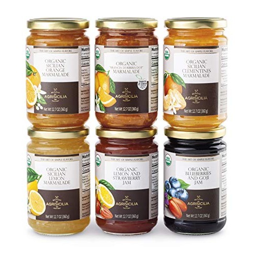 Usda Organic Sicilian Mix Citruses Marmalade 12.7Oz. Pack Of 6