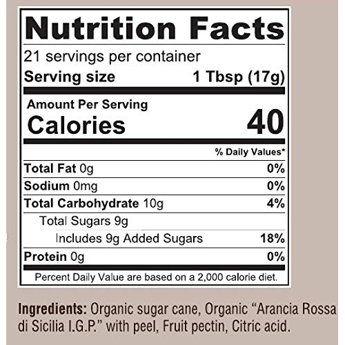 New Item!!! Usda Organic Sicilian Mix Citruses Marmalade 12.7Oz.