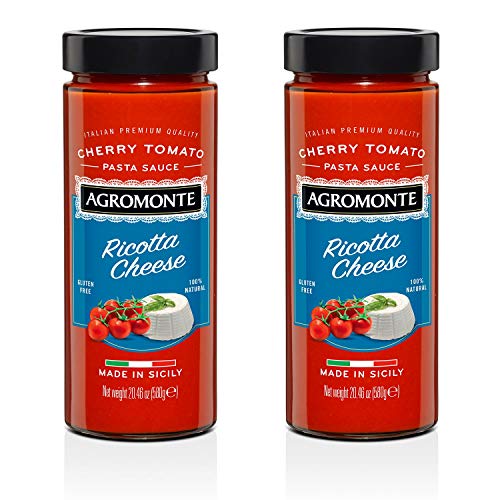 Agromonte Italian Cherry Sauce, Tomato Pasta With Ricotta Cheese