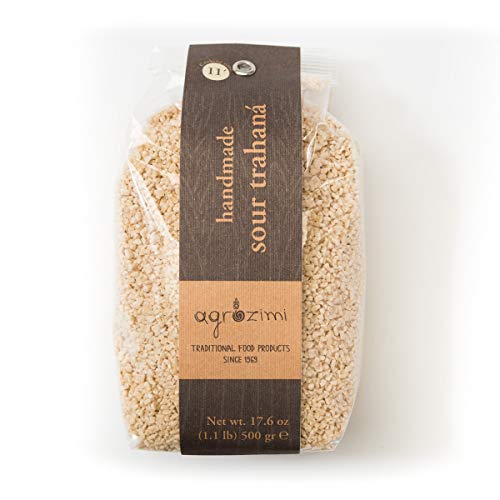 Agrozimi Traditional Greek Handmade Sour Trahana Pasta Made With