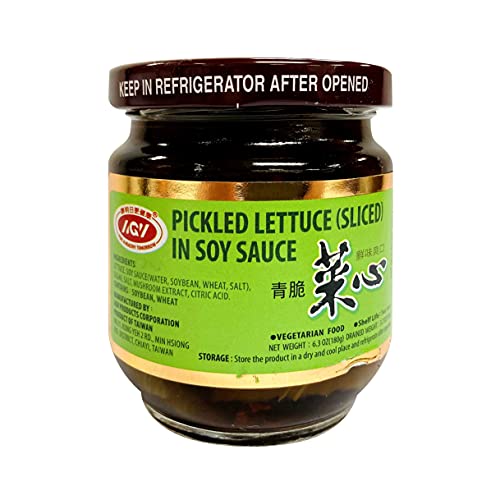 Agv Pickled Lettuce In Soy Sauce 愛之味青脆菜心 6.3Oz 180G