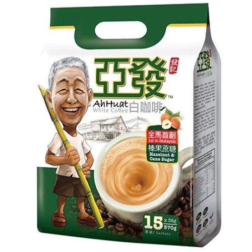 4-Pack Malaysia Ah Huat White Coffee + Free Sweet Treats. Ah Hua