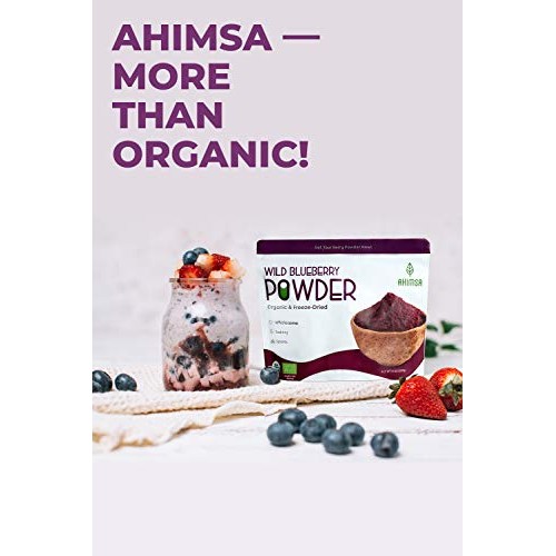 Organic Freeze Dried Wild Blueberry Powder 8 Oz | Usda Certified