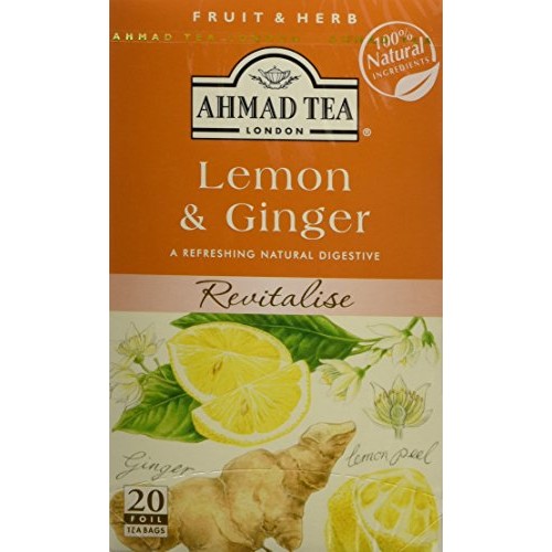 Ahmad Tea - Lemon &Amp; Ginger Tea Infusion 20 Bags - 40G