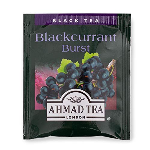 Ahmad Tea Black Tea, Blackcurrant Burst, 20 Ounce Pack Of 6