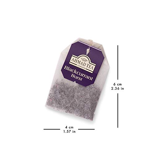 Ahmad Tea Black Tea, Blackcurrant Burst, 20 Ounce Pack Of 6