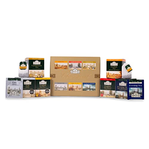 Ahmad Tea Black Tea, Classic Selection Pack Teabags, 60 Foil Tea