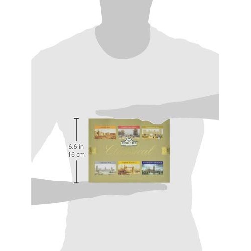 Ahmad Tea Black Tea, Classic Selection Pack Teabags, 60 Foil Tea