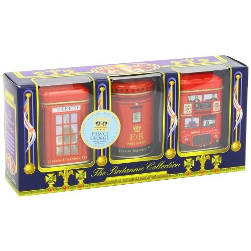 Ahmad Tea Britannia Collection, Loose Tea, Three Variety Flavors