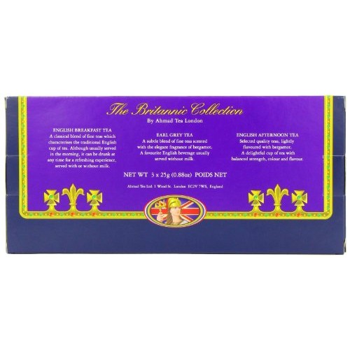 Ahmad Tea Britannia Collection, Loose Tea, Three Variety Flavors