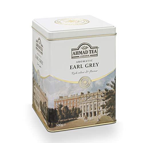 Ahmad Tea Earl Grey Aromatic Loose Tea, Ceylon Caddy, 17.6 Oz
