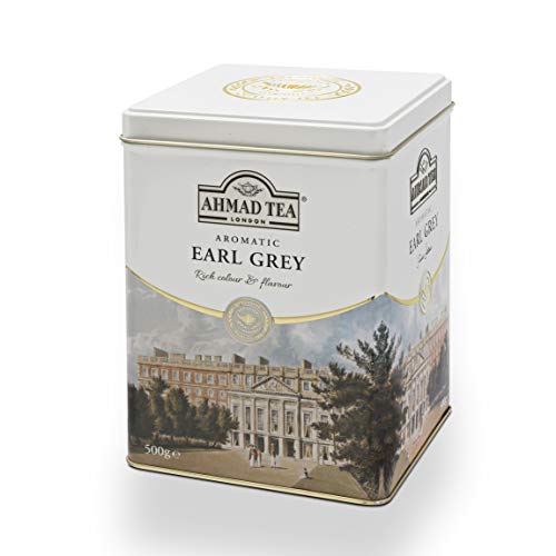 Ahmad Tea Earl Grey Aromatic Loose Tea, Ceylon Caddy, 17.6 Oz
