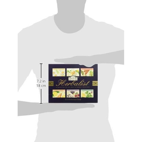 Ahmad Tea Herbalist Variety Gift Box, 60 Foil Enveloped Teabags