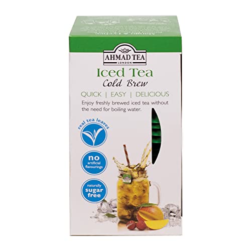 Ahmad Tea - Mango and Lychee Iced Green Tea Cold Brew 20 foil te...