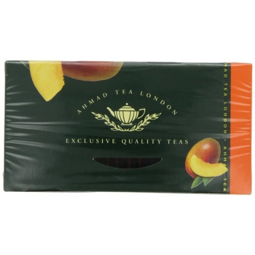 Ahmad Tea Mango Magic Black Tea, 20-Count Boxes Pack Of 6