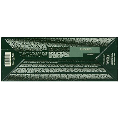 Ahmad Tea Twelve Teas Variety Gift Box, 60 Foil Enveloped Teabags