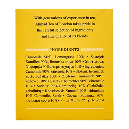 Ahmad Teas - Camomile &Amp; Lemongrass 1.4Oz - 20 Tea Bags, Brown